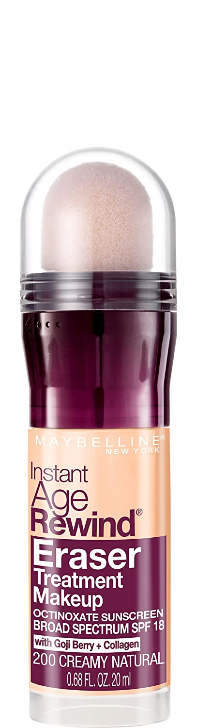 Maybelline Instant Age Rewind Eraser Treatment Makeup with SPF 18, Anti Aging Concealer Infused with Goji Berry and Collagen, Buff Beige, 1 Count - Image 1